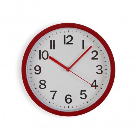 RED WALL CLOCK 22CM RED WALL CLOCK 22CM