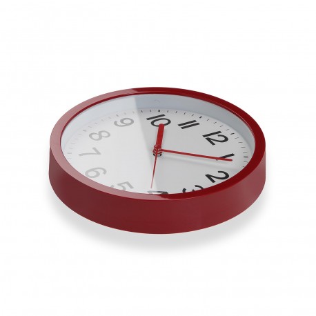 RED WALL CLOCK 22CM RED WALL CLOCK 22CM