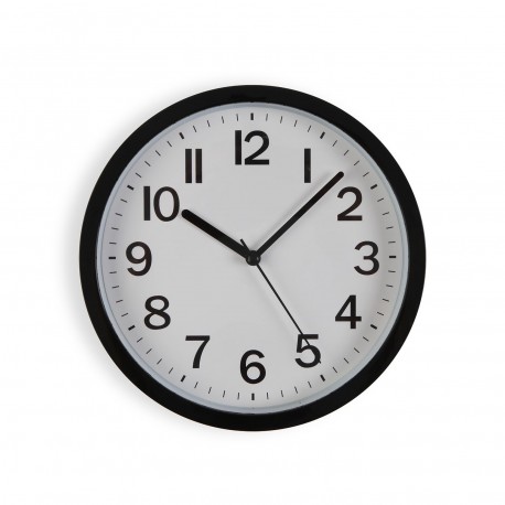 BLACK WALL CLOCK 22CM BLACK WALL CLOCK 22CM