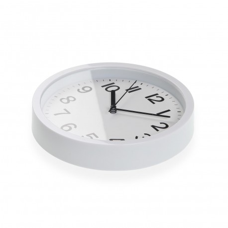 WHITE WALL CLOCK 22CM WHITE WALL CLOCK 22CM