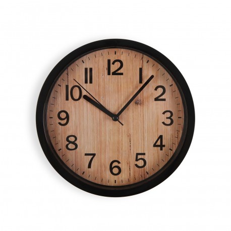 WOOD-EFFECT WALL CLOCK 22CM WOOD-EFFECT WALL CLOCK 22CM
