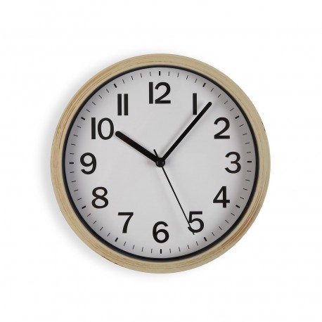 WOOD-LOOK WALL CLOCK 22CM WOOD-LOOK WALL CLOCK 22CM
