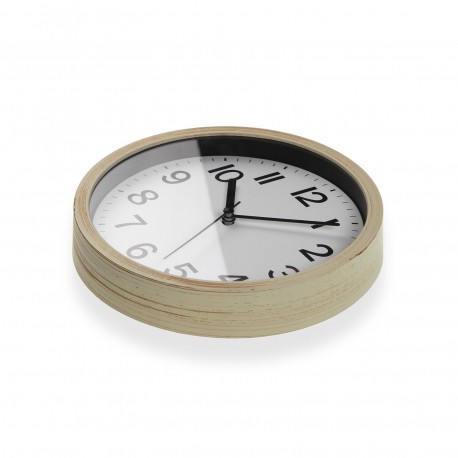WOOD-LOOK WALL CLOCK 22CM WOOD-LOOK WALL CLOCK 22CM