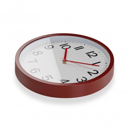 RED WALL CLOCK 30CM RED WALL CLOCK 30CM