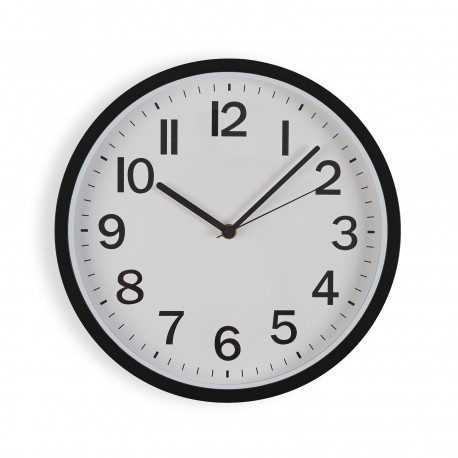 BLACK WALL CLOCK 30CM BLACK WALL CLOCK 30CM