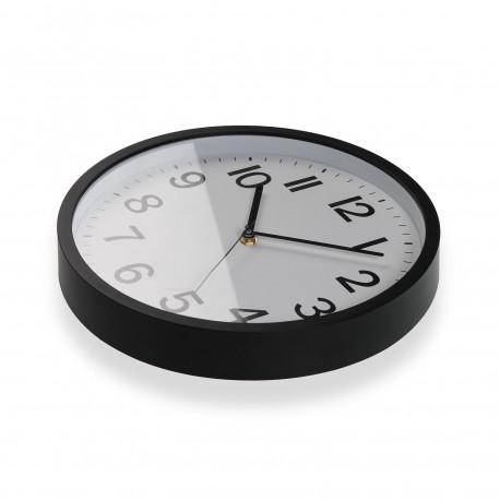 BLACK WALL CLOCK 30CM BLACK WALL CLOCK 30CM