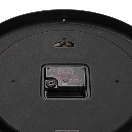 BLACK WALL CLOCK 30CM BLACK WALL CLOCK 30CM