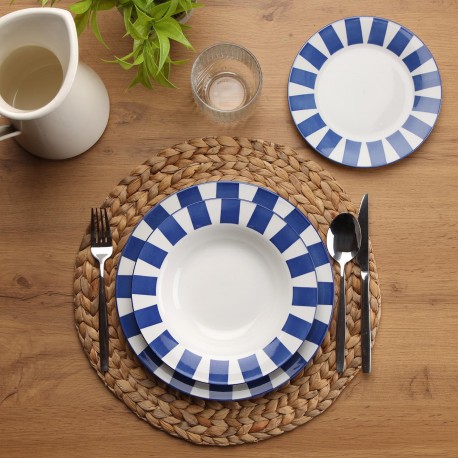 SASHA BLUE 18-PIECE DINNER SET SASHA BLUE 18-PIECE DINNER SET