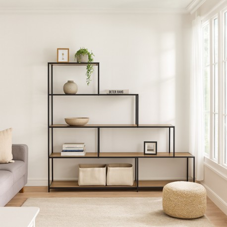 4-TIER STEPPED SHELF