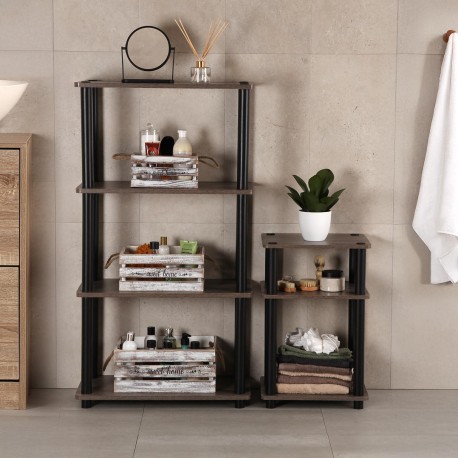 GREY 3-TIER SHELF GREY 3-TIER SHELF
