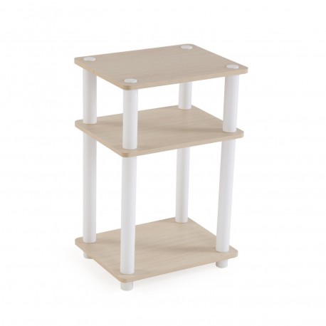 WHITE 3-TIER SHELF WHITE 3-TIER SHELF