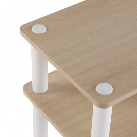 WHITE 3-TIER SHELF WHITE 3-TIER SHELF