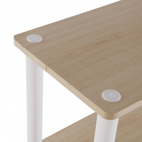 WHITE 2-TIER SHELF WHITE 2-TIER SHELF