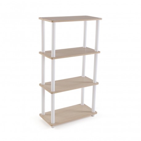 WHITE 4-TIER SHELF WHITE 4-TIER SHELF