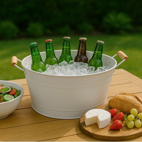 WHITE TABITHA ICE BUCKET WHITE TABITHA ICE BUCKET