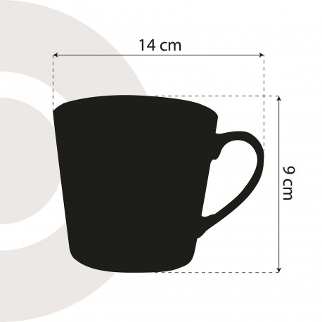 6 TEA CUPS SET W/ PLATE LIGNE