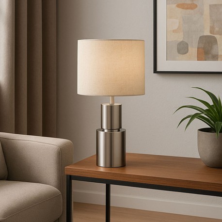 NOGIN SILVER TABLE LAMP