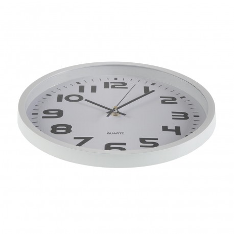 WHITE  KITCHEN CLOCK 30,5CM