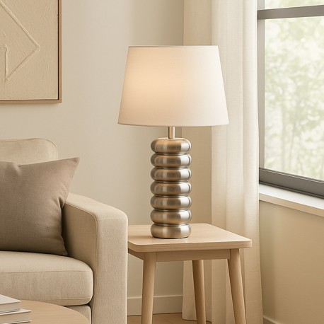 TARKO SILVER TABLE LAMP