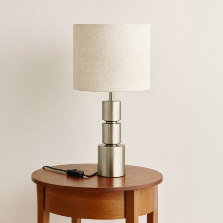 YARE SILVER TABLE LAMP