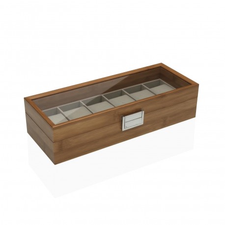 WATCH BOX WITH 6 COMPARTMENTS
