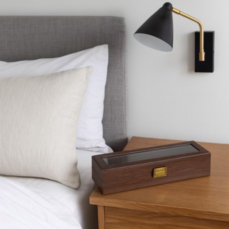 WATCH BOX WITH 6 COMPARTMENTS