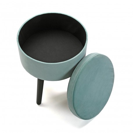 AGUAMARINA VELVET PUFF