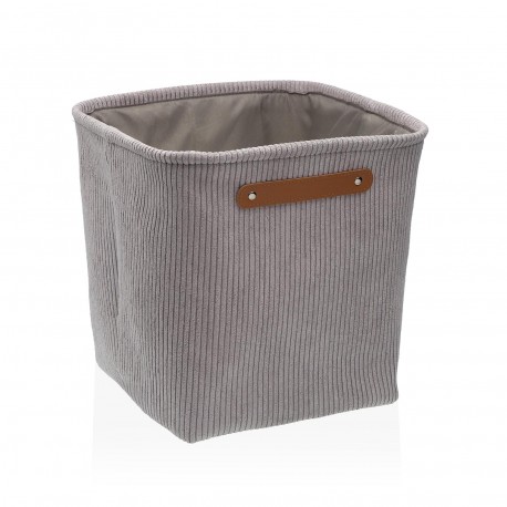 CORDUROY BASKET LIGHT GREY