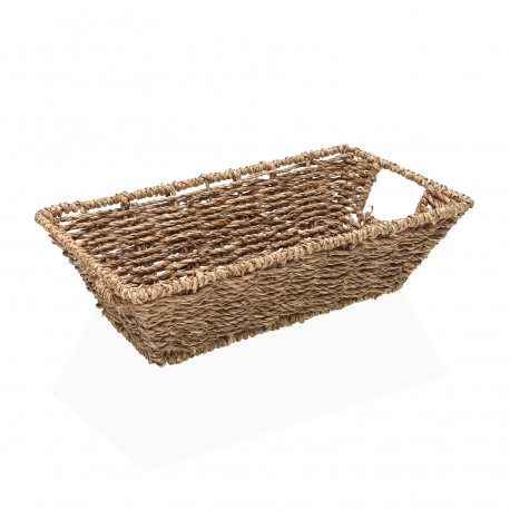 SQUARE BASKET WITH HANDLES