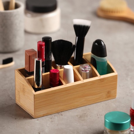 BAMBOO 7-COMPARTMENT ORGANISER