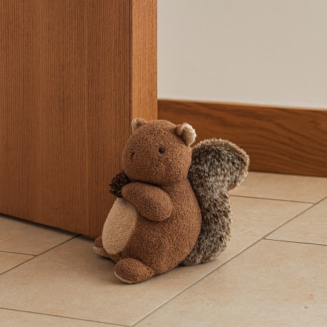 BROWN SQUIRREL DOORSTOP