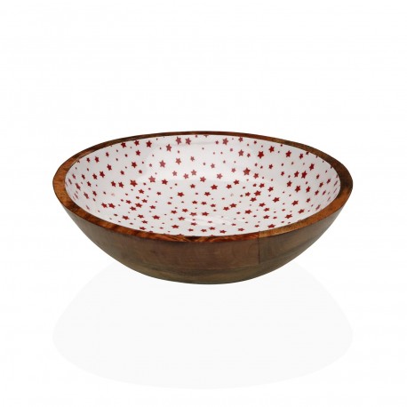 LARGE ENAMELLED "STELLA" BOWL