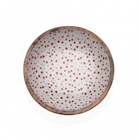 LARGE ENAMELLED "STELLA" BOWL