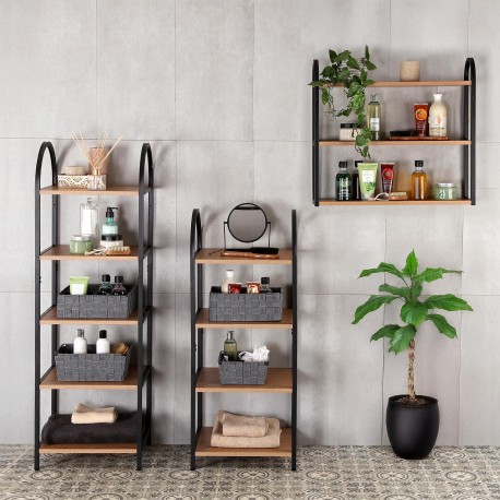 ROUND PUA 5-SHELF UNIT