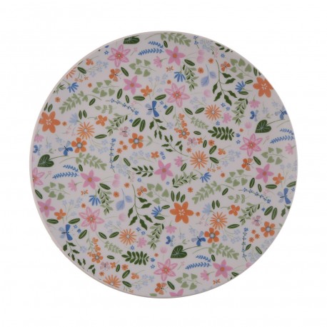 FLORAL PLATE 25CM