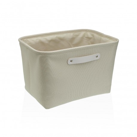 WHITE RECTANGULAR BASKET