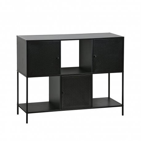 BLACK 3-DOOR SIDEBOARD