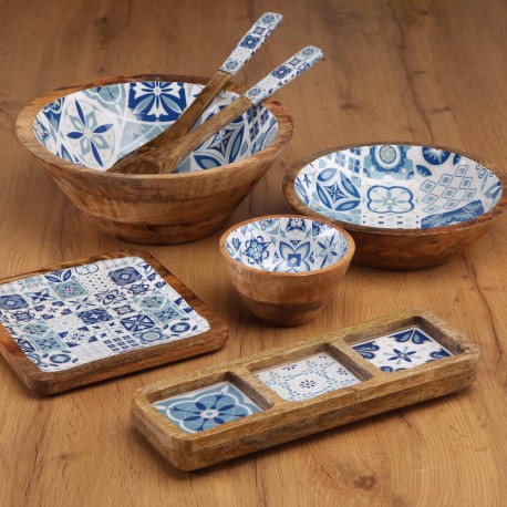 AZURITE ENAMELLED BOWL