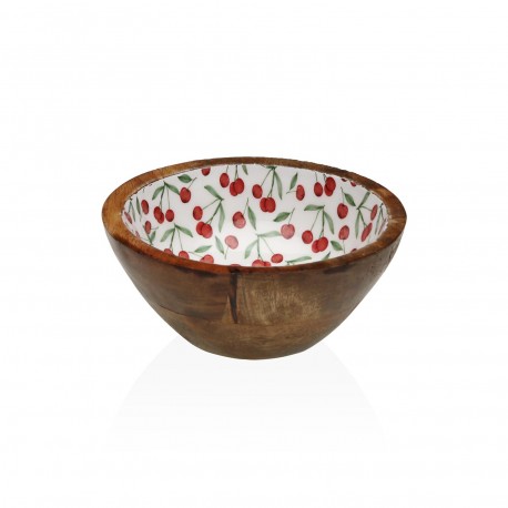 CHERRIES ENAMELLED BOWL