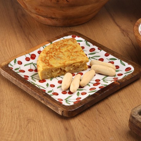 CHERRIES SQUARE PLATTER