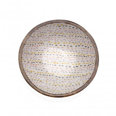 LARGE NORDIC DROPS ENAMELLED BOWL