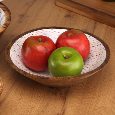 LARGE NORDIC DROPS ENAMELLED BOWL