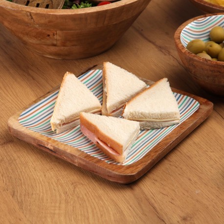 STRIPES SQUARE PLATTER