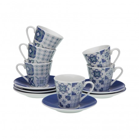 AZURITE COFFEE CUP SET OF 6