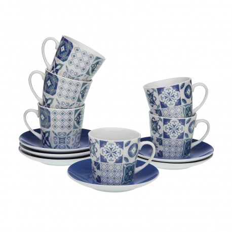 AZURITE TEA CUP SET OF 6
