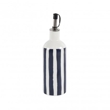 BLUE STRIPED OIL CRUET