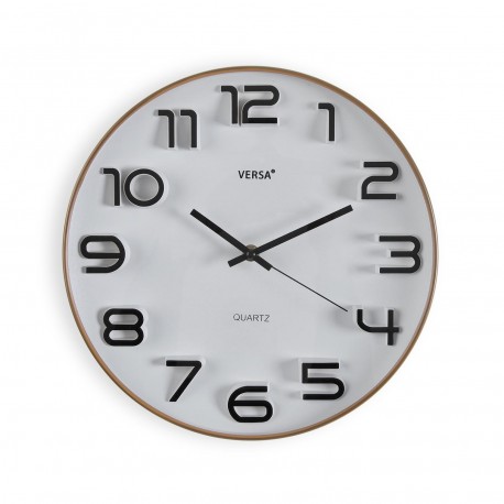 WHITE WALL CLOCK 30CM