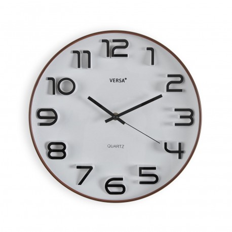 WHITE WALL CLOCK 30CM