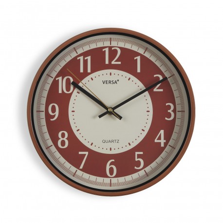 RED WALL CLOCK 30CM
