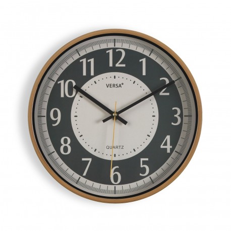 GREY WALL CLOCK 30CM